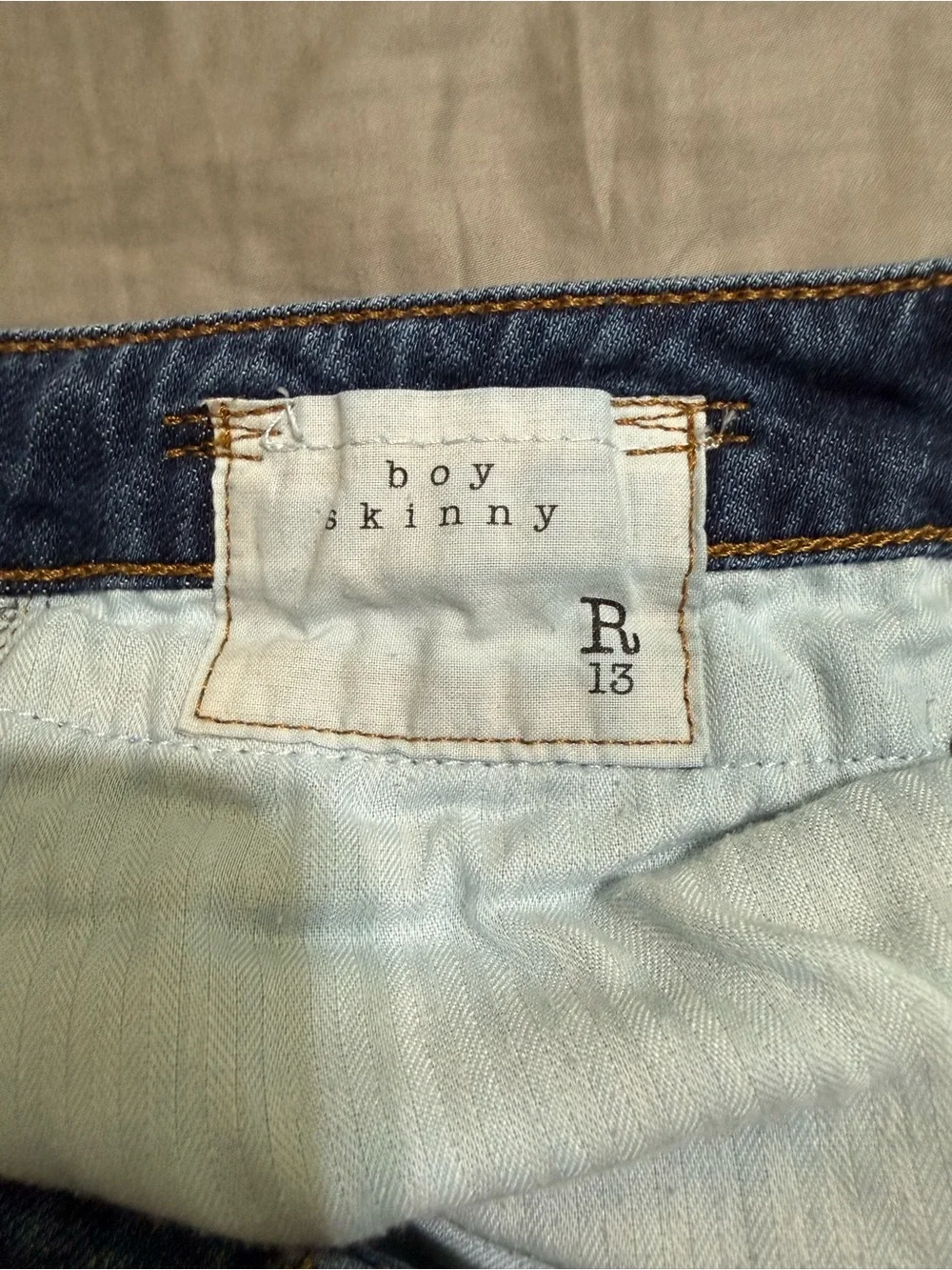 R13 slim straight